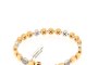 18 Carat White Gold Bracelet  and Rose Gold - Diamonds 0.54 ct 3