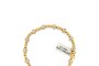 18 Carat White Gold Bracelet  and Yellow Gold - Diamonds 1