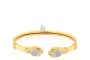 18 Carat Yellow Gold Bracelet - Diamonds 0.42 ct 2