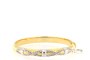 18 Carat Yellow Gold Bracelet - Diamonds 0.39 ct 1