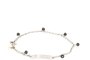 Pulsera Chapa Oro Blanco 18 Quilates 1