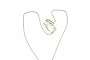 Cadena con Colgante – Oro Blanco – Diamantes 1