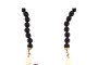 Collier d'Onyx - Rubis - Perles 2