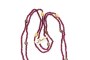 Halsband i guld - Rodolit - Turmalin 2