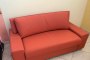 Two Seater Red Sofa 1