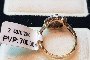 18 Carat Yellow Gold Ring - Diamonds 0.10 ct - Diamonds 0.19 ct - Rosette 2