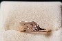 18 Carat Rose Gold Ring - Diamonds 0.04 ct 1