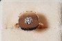 18 Carat Rose Gold Ring - Diamonds 0.03 ct 1