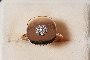 Bague Or Rose 18 Carats - Diamants 0.03 ct 1