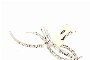 White Gold Brooch 18 Carat - Diamonds 3