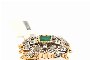 White Gold Necklace Clasp 18 Carat - Diamonds - Emeralds 3
