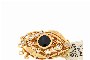 Gold Necklace Clasp 18 Carat - Diamonds - Sapphires 1
