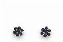 White Gold Earrings 18 Carat - Blue Sapphires 0.28 ct - 0.91 ct 1