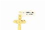 Croce Oro Giallo 18 Carati - Diamanti - Ciondolo 1