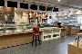 Wooden counter with display cabinets 2