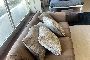 3-Seater Brown Fabric Sofa 3