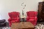 No. 2 Fabric Armchairs, Table, Lamp and Carpet 1