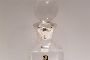 Crystal and silver bottle with 3 shot glasses 2