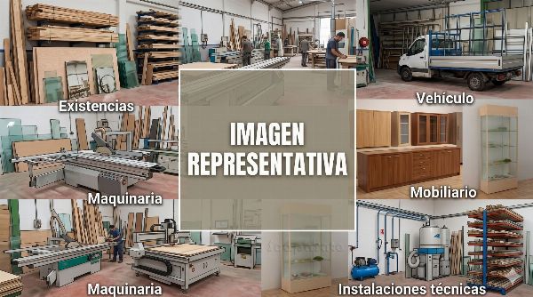 Inventory, machinery, vehicles, furniture and technical installations of a carpentry and glazing company in C&aacute;diz - Commercial Court No. 2 of C&aacute;diz