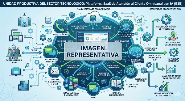 Unit&eacute; productive du secteur technologique (plateforme SaaS de service client avec IA) - Tribunal de commerce n&deg; 1 de Malaga