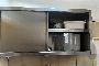 Refrigerated Counter, Sink and Stainless Steel Wall Cabinet 2