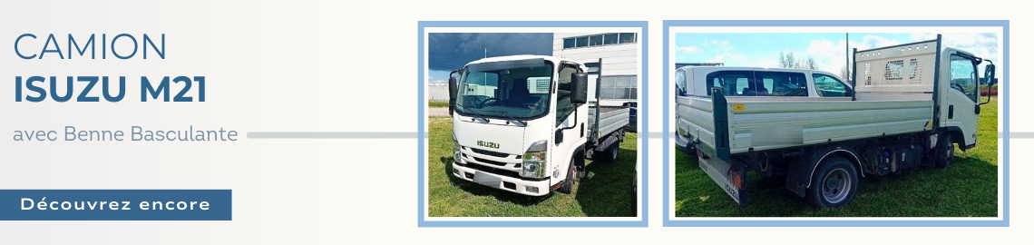 Camion Isuzu M21 (N1R 87ATS1) avec Benne Basculante