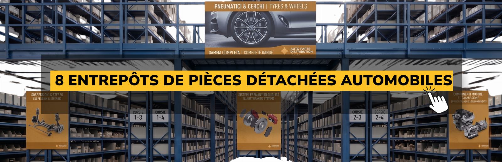 Entrep&ocirc;ts de pi&egrave;ces d&eacute;tach&eacute;es automobiles et &eacute;quipement d&rsquo;atelier - Liquidation judiciaire 108/2025 - Tribunal de Padoue