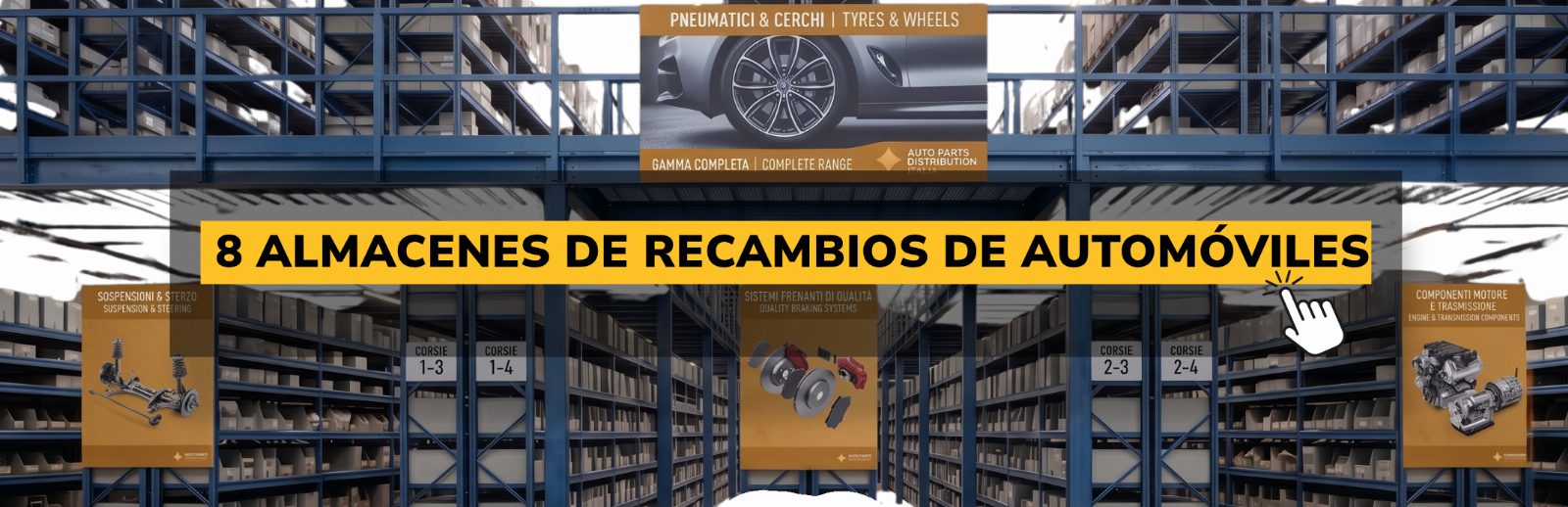 Almacenes de recambios de automóviles y equipamiento de taller - Liquidación Judicial 108/2025 - Tribunal de Padua