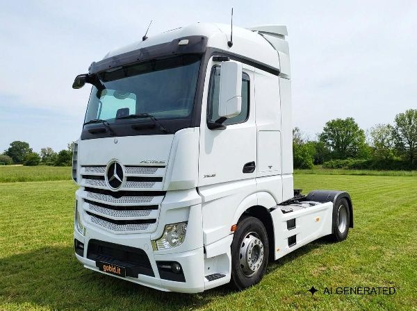 Trattore stradale Mercedes Actros e semirimorchi Lecitrailer e Wilhelm Schwarzmuller - beni strumentali provenienti da leasing